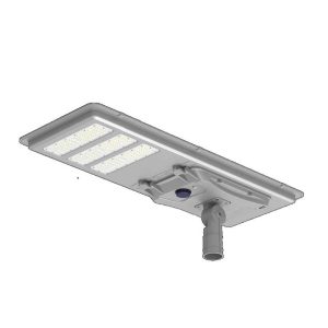 Integrated solar street light