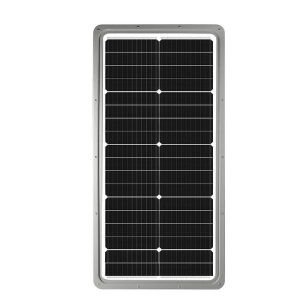 Integrated solar street light