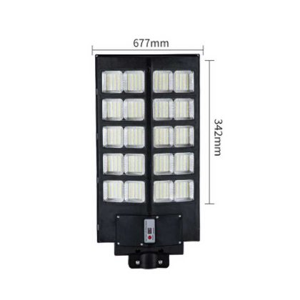 Integrated solar street light