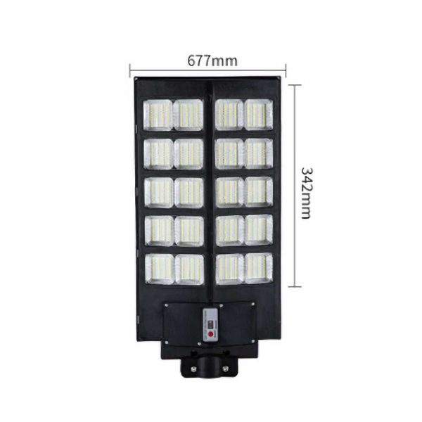 Integrated solar street light